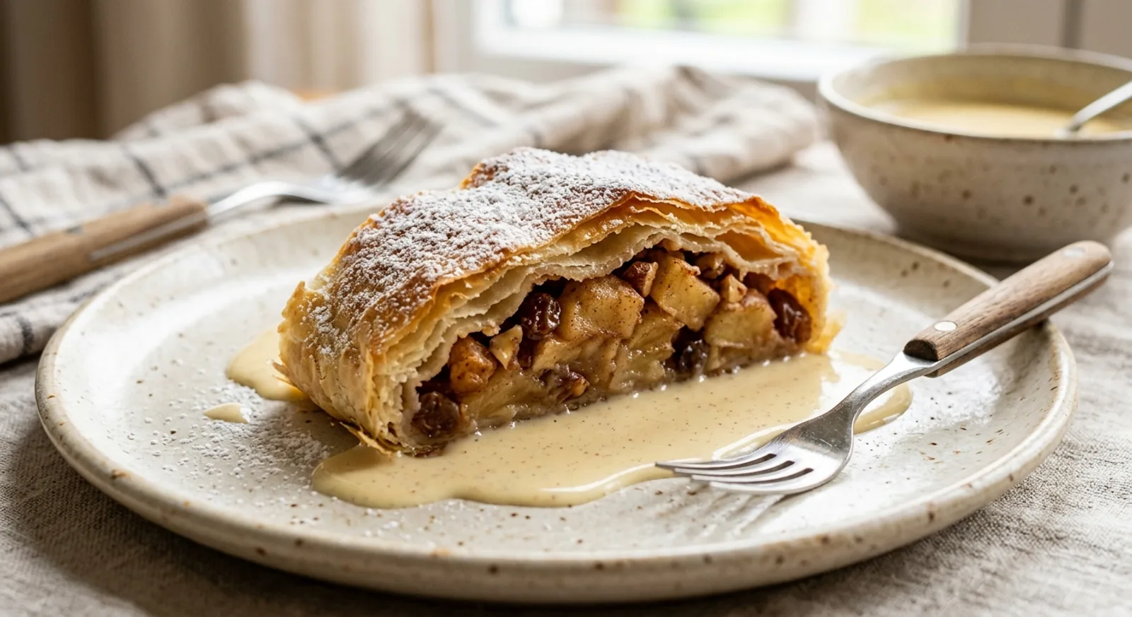 Hausgemachter Apfelstrudel