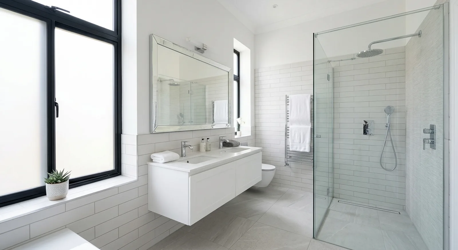 Modernes Badezimmer mit hochwertigen Armaturen